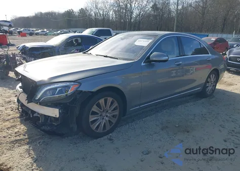 2015 Mercedes-Benz S 550 4Matic z USA, uszkodzony, nr VIN WDDUG8FB5FA135553